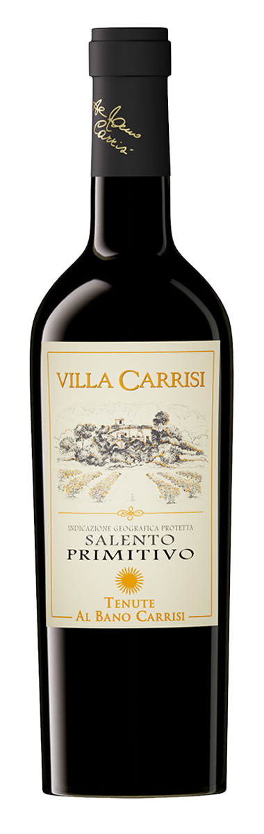 Вино VILLA CARRISI PRIMITIVO, 2020 г.