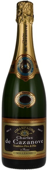 Шампанское Champagne Tradition Brut Millesime 2016 Charles de Cazanove AOC, 2016 г.