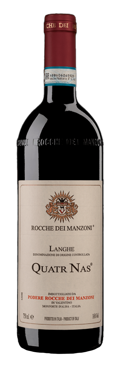 Вино Quatr Nas Langhe Podere Rocche dei Manzoni DOC, 2017 г.