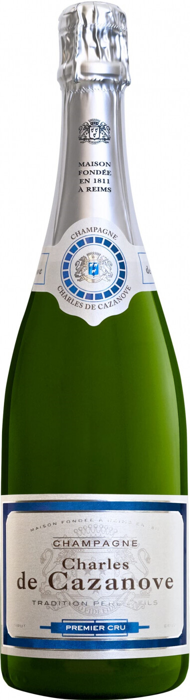 Шампанское Champagne Tradition Brut 1er Cru Charles de Cazanove AOC, 2017 г.