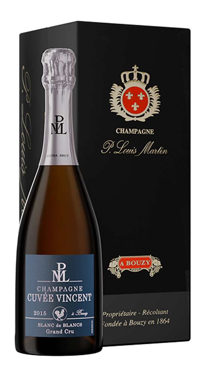 Шампанское Champagne Paul Louis Martin Сuvee Vincent Vintage 2015 Grand Cru Bouzy Extra Brut Paul Louis Martin AOC, 2015 г.