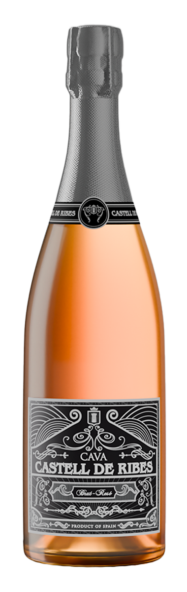 Игристое вино Cava Castell de Ribes Rosato Roqueta Origen